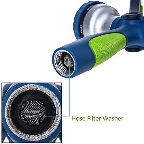 GREEN MOUNT New Patent Garden Hose Nozzle, Heavy Duty Water Nozzle, High Pressure Fireman Style Nozzle with Ergonomic Handle for Lawn and Garden Watering - Image 5