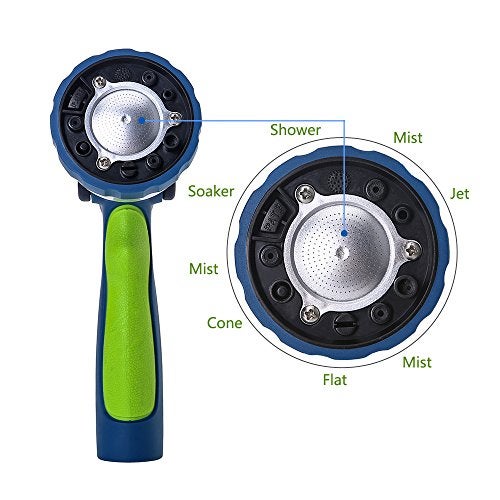 GREEN MOUNT New Patent Garden Hose Nozzle, Heavy Duty Water Nozzle, High Pressure Fireman Style Nozzle with Ergonomic Handle for Lawn and Garden Watering - Image 3