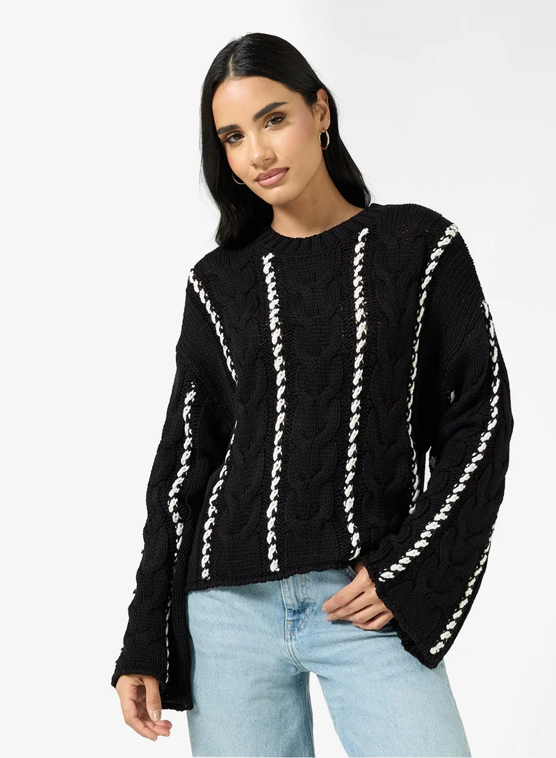 ONLY  Onltessa Pull Over Knitted Sweater for Women | Best Price UAE