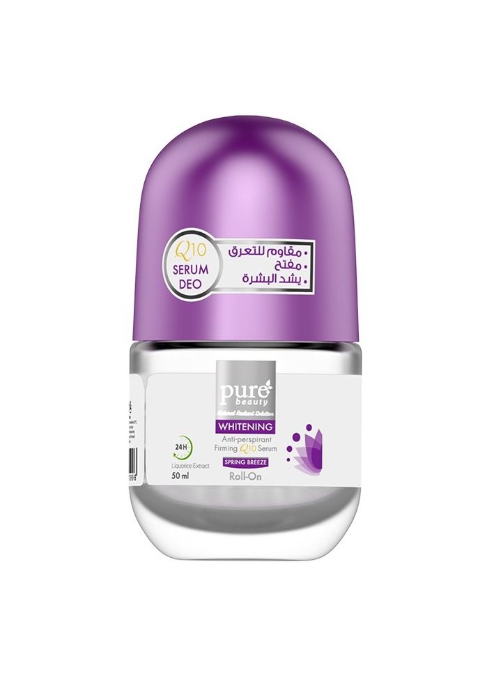 Pure Beauty Whitening Antiperspirant Firming Roll-on Serum Spring Breeze 50 ml 