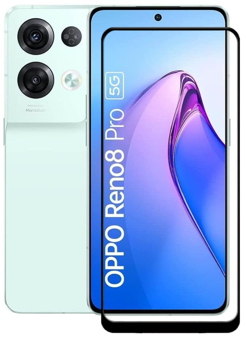 ACLIX Antistatic ESD Dustproof Premium Quality High Definition Tempered Glass Screen Protector Designed For Oppo Reno8 Pro - Image 1