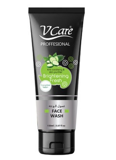 VCare Vcare Professional Face Wash 150ml : Refreshing and Nourishing formula with Cucumber and Neem Extracts  - Image 1