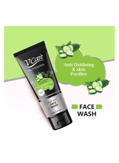 VCare Vcare Professional Face Wash 150ml : Refreshing and Nourishing formula with Cucumber and Neem Extracts  - Image 4