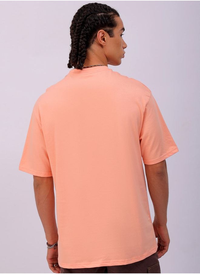 The Indian Garage Co Men Boxy Oversized Graphic Back Printed Round Neck Tshirt  - Image 2