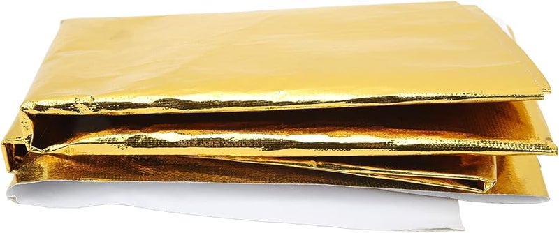 Gold High Temperature Reflective Tape Self Adhesive 450C Heat Shield For Engine Wires - Image 4
