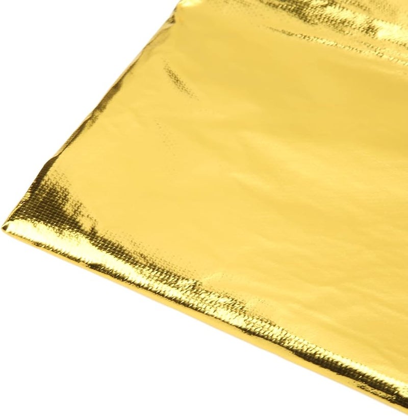 Gold High Temperature Reflective Tape Self Adhesive 450C Heat Shield For Engine Wires - Image 3