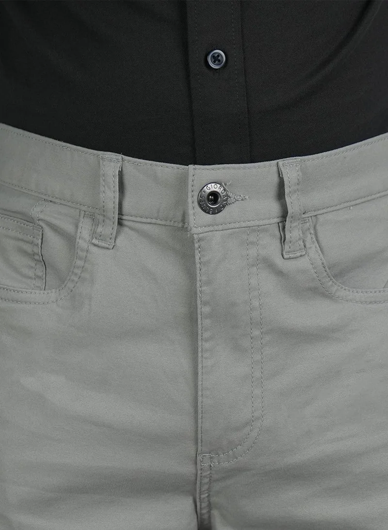 GIORDANO  Men's Regular Taper Stretch Twill Pants for Men | Best Price UAE