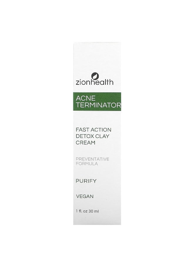 Zion Health Zion Health, Acne Terminator, 1 fl oz (30 ml)  - Image 2