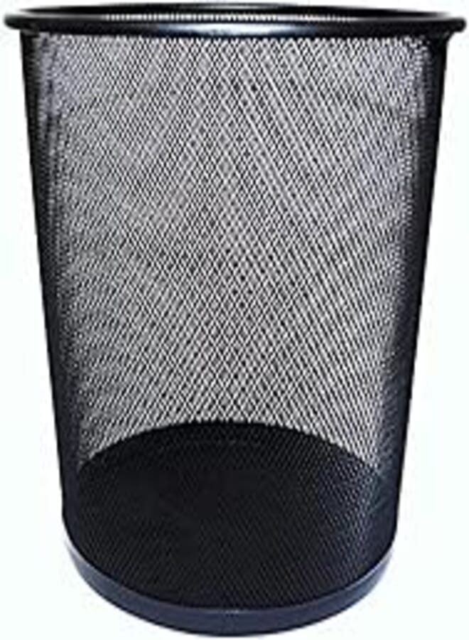OR Office trash bin Metal, Black - 28X24 cm