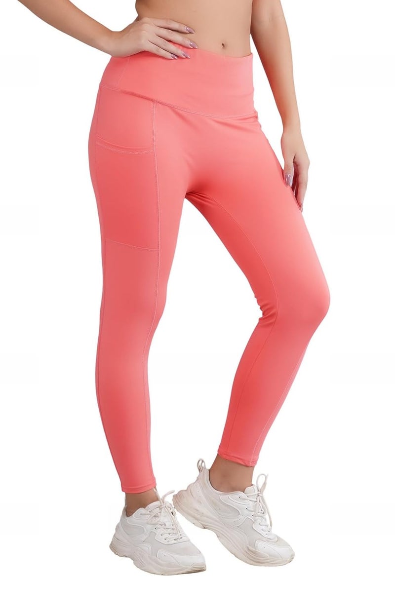 SSoShHub Store SSoShHub Premium High Waist Stretchable Gym Tights with Pockets - Women's Active Wear Yoga Pants - Image 1