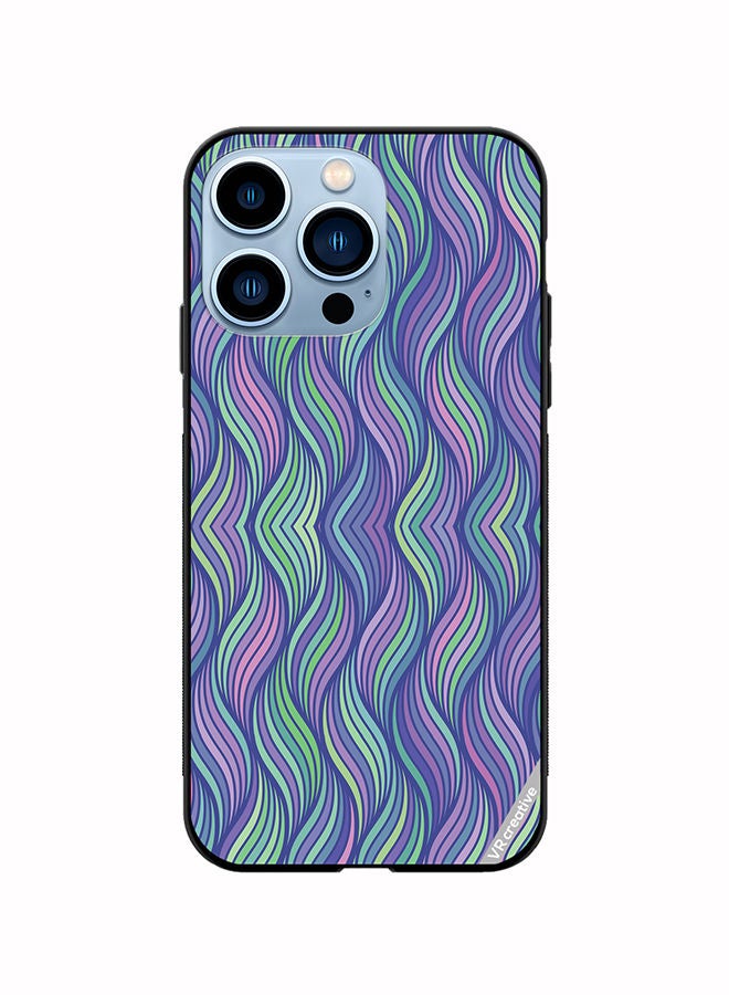 VR CREATIVE Protective Case Cover For Apple iPhone 14 Pro Max Strips Design Multicolour - Image 1