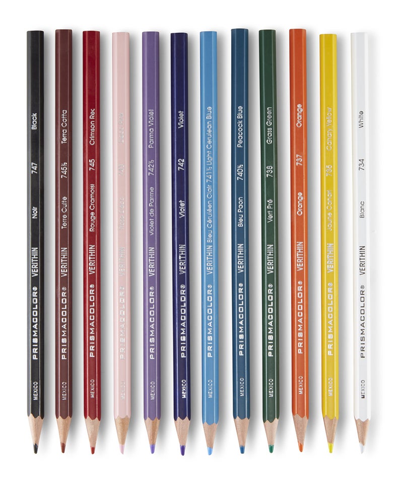 Prismacolor 2427 Premier Verithin Colored Pencils, 24-Count - Image 2