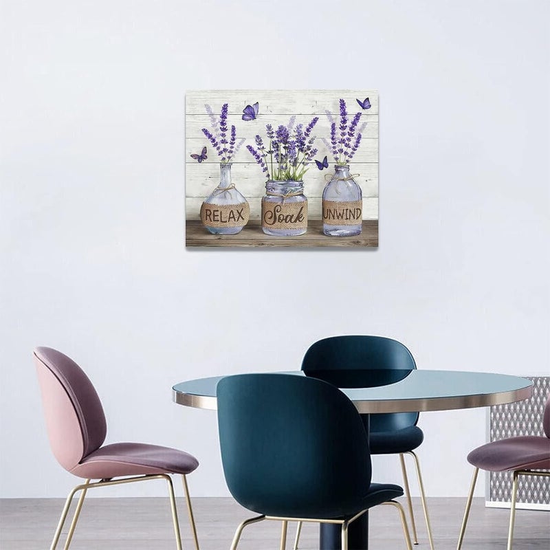 Tijuboni Lavender Canvas Wall Art - Image 4