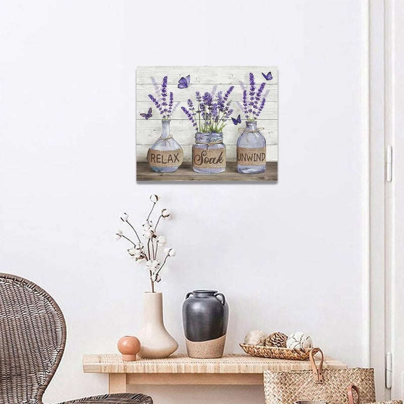 Tijuboni Lavender Canvas Wall Art - Image 3