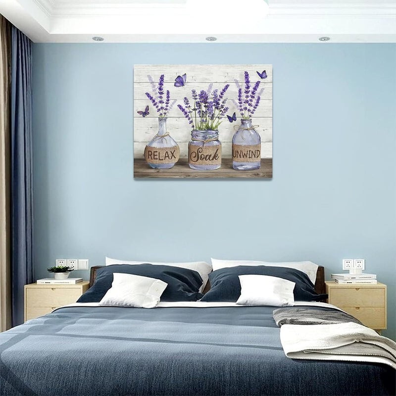 Tijuboni Lavender Canvas Wall Art - Image 5