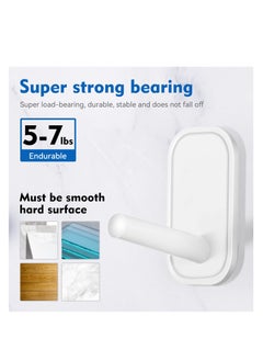 6 Pieces Adhesive Hooks,Hat Hooks, Self Adhesive Wall Hooks,Towel Hooks, Coat Hooks Hat Rack Robe Hook, Scarf, Utility Hooks for Kitchen Bathroom Office and More - pzsku/Z0AEF872EA9238CF6CDC3Z/45/_/1706332632/905bc0b9-d78f-4d2e-a5d3-9b901af1eb08