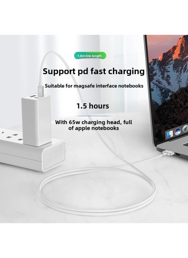 Generic - Suitable For Pro Power 60W Charging Cable Apple Laptop Macbook Fast Charging Line Magsafe Magnetic PD Line-Color:magsafe1 Generation Charging Line 60W - Image 1