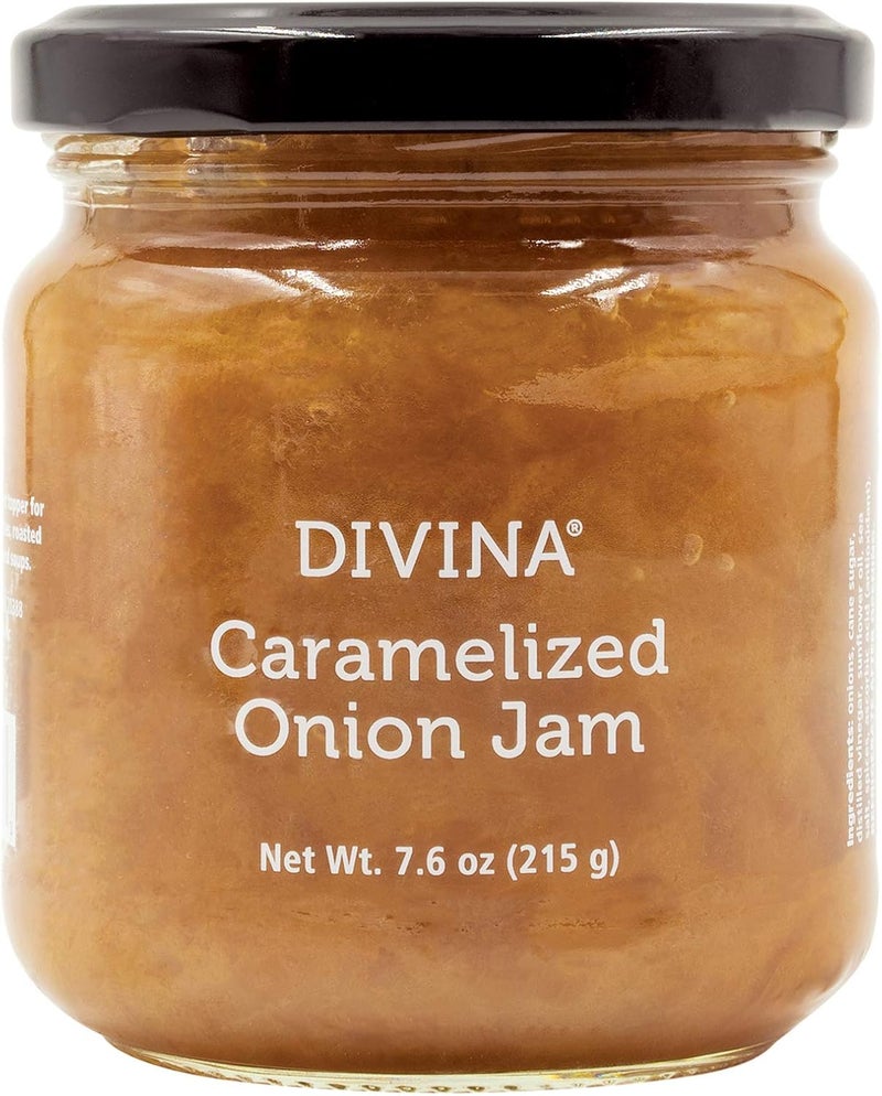 DIVINA Caramelized Onion Jam, 7.6 Ounce - Sweet and Savory Spread - Image 1