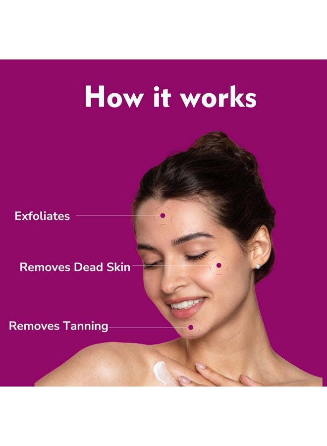 Vigini Body Skin Lightening Brightening Polishing Moisturizing Exfoliating Glowing Scrub Wash Cream Kit Men Women 300ml Sunblock SPF 30, D Tan Dark Spots Removal Glutathione, Niacinamide, Vit C - Image 5