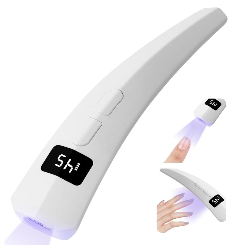 Saviland SAVILAND SSPro X U V Nail Lamp for Gel X Nail 10s Fast Flash Cure Handheld U V Light 2 Lighting Modes Travel Mini Gel Light Rechargeable Cordless Portable LED Lamp for DIY Manicure Home 