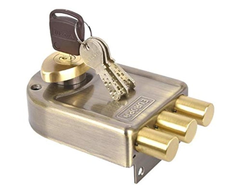 Europa 8123AB Door Lock (Antique Brass, 20 mm) - Image 5