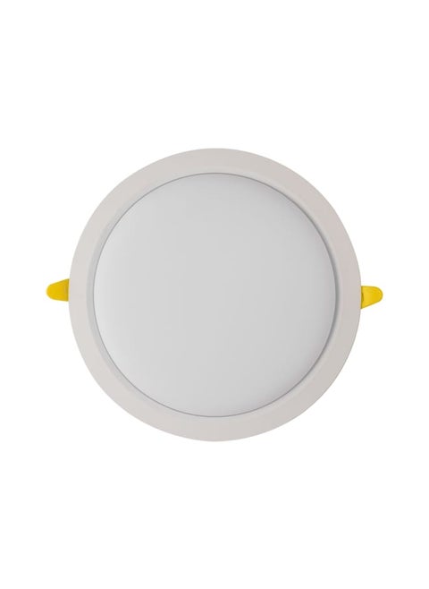 Gypsum Board With Clips, Suitable For All Openings Inside Gypsum, 35 Watts Of High-Quality White Lighting 24x24x4 cm