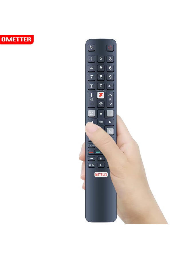 OMETTER - RC802N YUI5 YU15 YNI1 YN11 YU12 YUI2 Remote Control for TCL TV 50/55/65C715K 65C815K 43P20US 50E17US 75C8 65C8 55C8 65X7 55X7 - Image 1