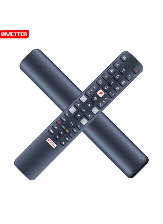 OMETTER - RC802N YUI5 YU15 YNI1 YN11 YU12 YUI2 Remote Control for TCL TV 50/55/65C715K 65C815K 43P20US 50E17US 75C8 65C8 55C8 65X7 55X7 - Image 1