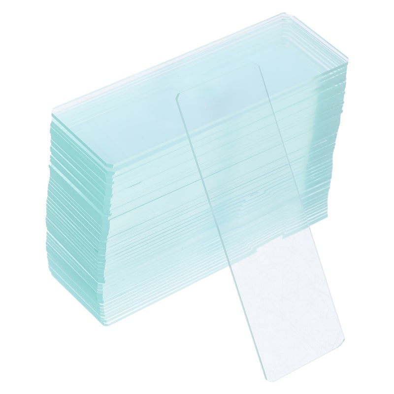 50 pcs Microscope Slide Glass Slides Laboratory Glass Microscope Slide for Aquatic Specimens (Single Concave) - Image 5