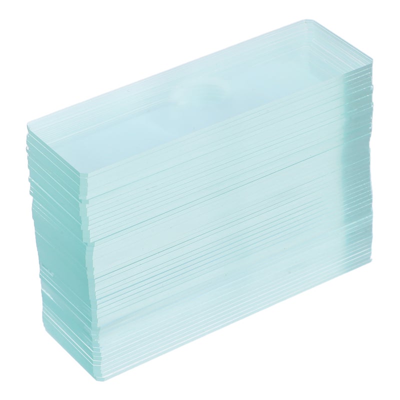 50 pcs Microscope Slide Glass Slides Laboratory Glass Microscope Slide for Aquatic Specimens (Single Concave) - Image 4