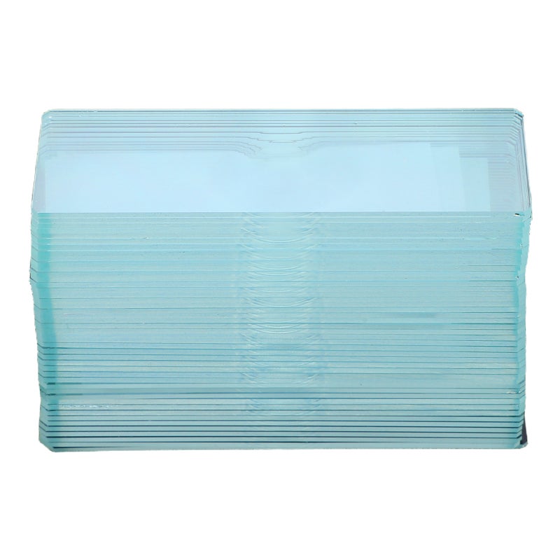 50 pcs Microscope Slide Glass Slides Laboratory Glass Microscope Slide for Aquatic Specimens (Single Concave) - Image 1