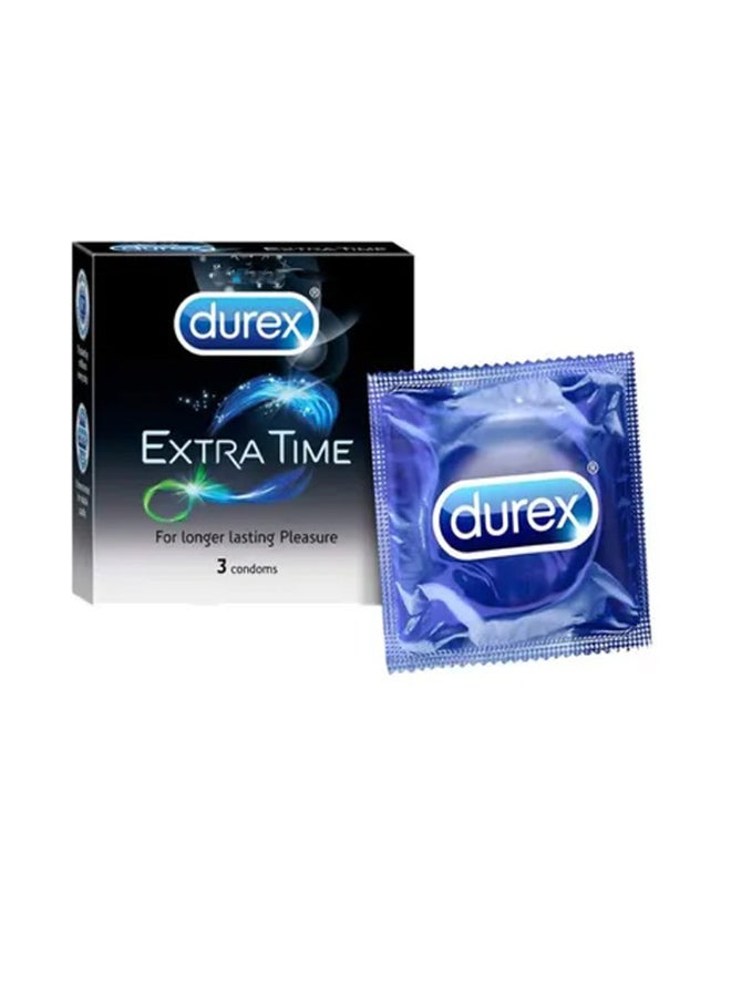 Durex 3-Piece Extra Time Condom - Image 1