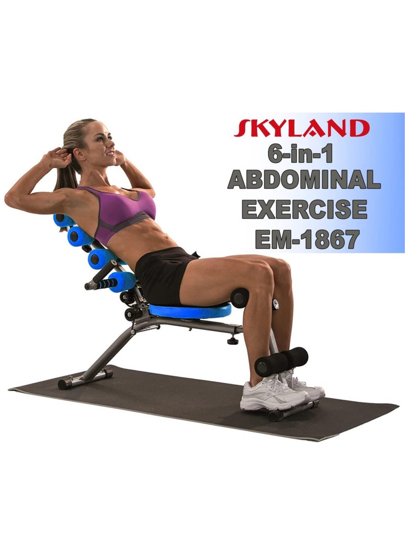 Sky Land Abdominal Trainer, Abs Multi-function Adjustable Workout Bench with Twister  - Image 3