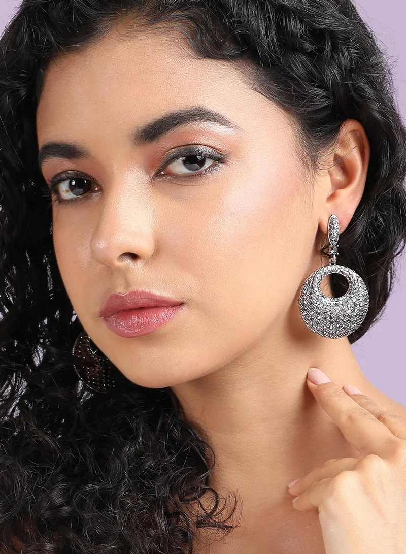 Sohi  Antique Circular Artificial Drop Earring Jewellery for Women | Best Price UAE