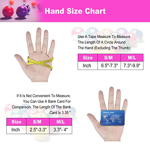 YFY Billiard Pool Gloves for Left Hand 3 Finger, Splicing Process, Snooker Cue Sport Glove Popular Sizes for Men & Women - Image 5