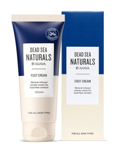 AHAVA Dead Sea Naturals Foot Cream - Soothes, nourishes and hydrates feet, Provides Essential Relief, and softens Dry Sole, with Powerful Dead Sea Minerals, 3.4 Fl.Oz  - Image 4
