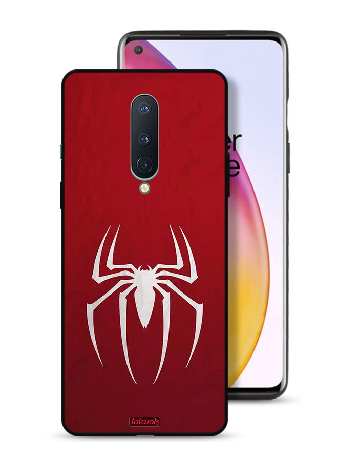 Tolwak OnePlus 8 Protective Case Cover Spider Icon - Image 1