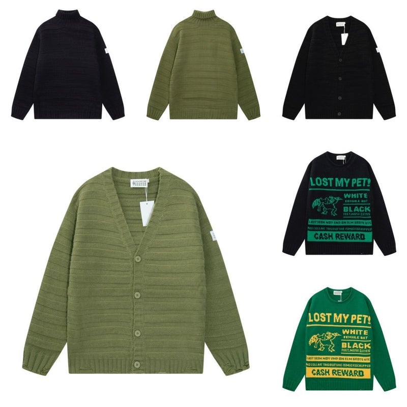 2025 Trendy Brand Letter-Printed Logo All-Over Round-Neck Knitted Sweater For Men And Women, Loose Casual Top【 - Image 3