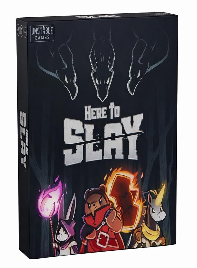 LEROKAS Here to Slay Fantasy Strategy Card Game, Game Night Party Game Fantasy Strategy Card Game for Adults & Teens - Adventure-Themed Party Game with Unique Characters for Ages 10+ | 2-6 Players - Image 1