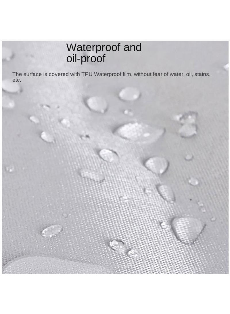 واي آند دي 70-70 سم مفرش مائدة رمضان مبارك عيد مبارك ديكور مطبخ مطعم ومطعم ومضاد للماء ومضاد للتلوث - Image 5