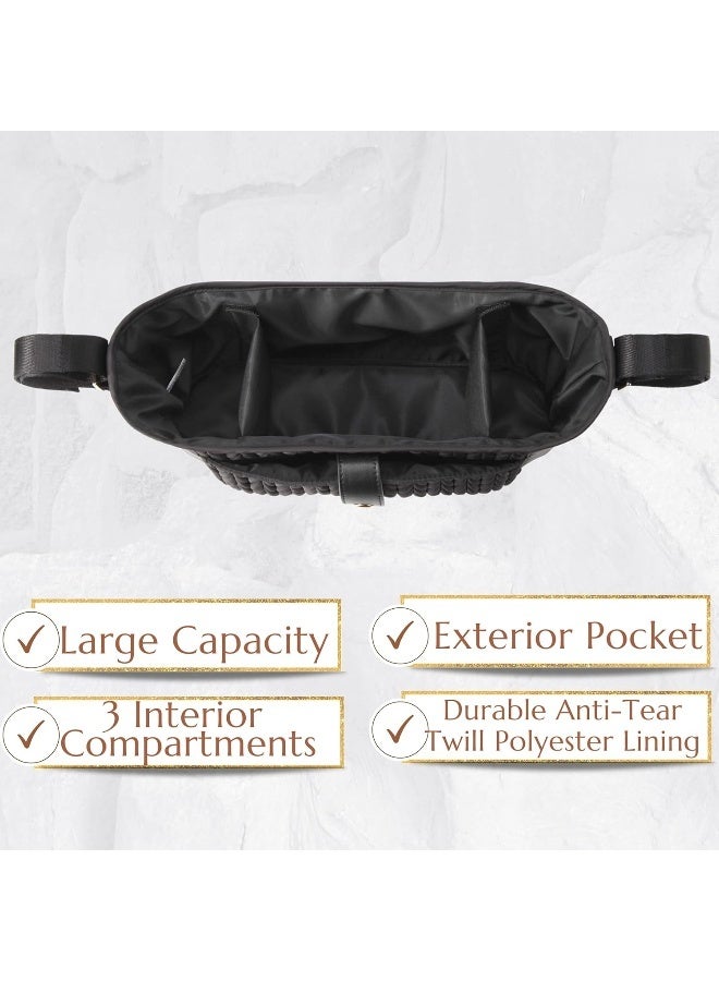 SEWBOO Universal Baby Stroller Organizer, Diaper Caddy Organizer with Adjustable Straps - Image 4