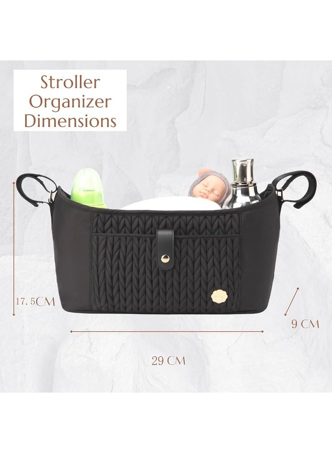 SEWBOO Universal Baby Stroller Organizer, Diaper Caddy Organizer with Adjustable Straps - Image 5