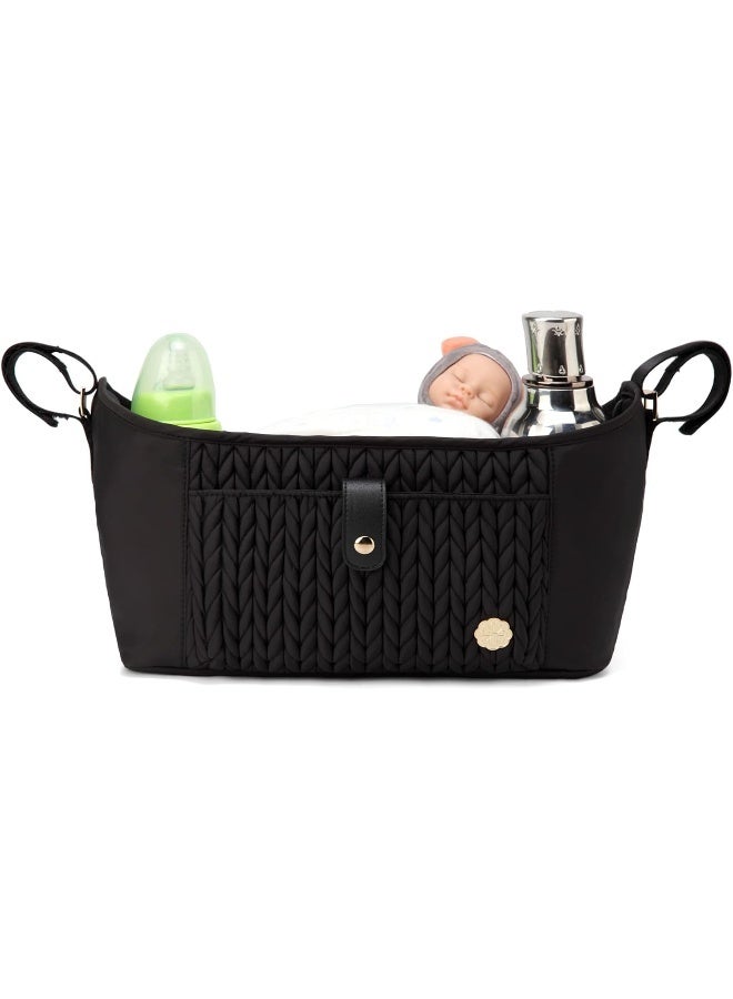 SEWBOO Universal Baby Stroller Organizer, Diaper Caddy Organizer with Adjustable Straps - Image 1
