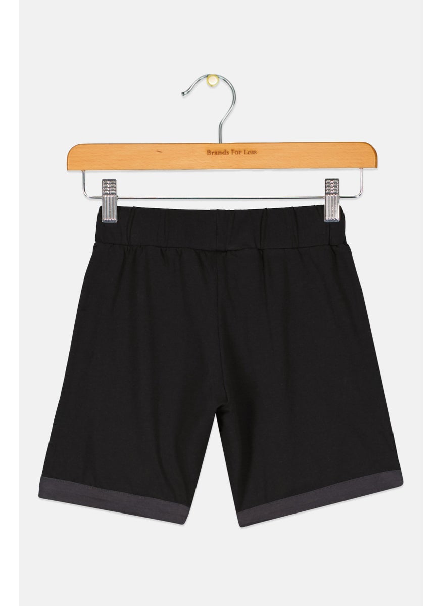 Adidas Adidas x LEGO Kids Girl Brand Logo Shorts, Black  - Image 2