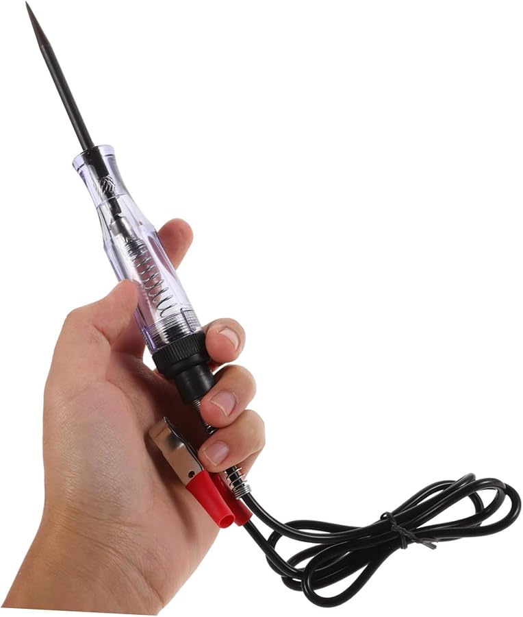 2Pcs Automotive Voltage Tester Pen with Spring Wire Design for Cars Trucks Professional Mechanics - Image 5