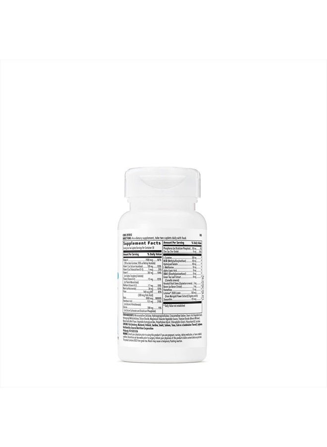 GNC Women's Hair, Skin & Nails | Daily Multivitamin Blend | Biotin (3,000 mcg), Hyaluronic Acid, Vitamins C & E with Niacin | Added Antioxidants | Supports Womens Health and Beauty | 60 Caplets - Image 2