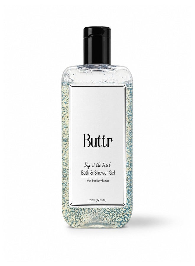 Buttr Blueberry Body Wash Gel for Deep Cleansing & Hydrated Skin | With Aloe Vera & Vitamin E | Soap-Free Shower Gel Suitable for All Skin Types, Women & Men | 250ml - Image 1