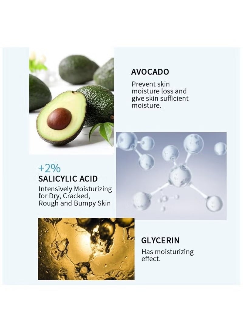 Lanthome Urea Cream 40 Percent For Feet, Foot Cream For Dry Cracked Heels, Foot Callus Remover Cream, 40% Urea Cream For Feet, Organic Moisturizer Cream For Foot, Hands, Legs, Toes - Image 4