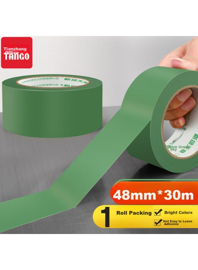 Tango Green Warning Tape, 48mm*30m*1 Pack Floor Operation Area Floor Positioning Marking Tape, Waterproof Floor Sticker, Floor Warning Tape, Low-trace - Image 4