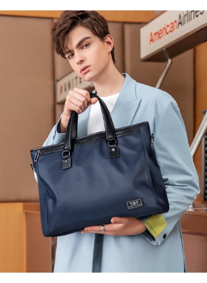Golf Men's Casual Tote Bag 14-inch Laptop Messenger Bag, Commuter Versatile Shoulder Crossbody Bag For Business Travel Office Briefcase - Image 1